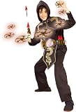 Ninja Action Belt Set with Weapons, Child Size 8 to 10