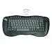 DSI 2.4GHz Wireless Keyboard with Optical trackball, Black, FK-760