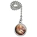 GRAPHICS & MORE Christmas Holiday Santa Painting Tree Ornament Ceiling Fan and Light Pull Chain