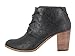 Emmy Black Leather Nubuck Booties
