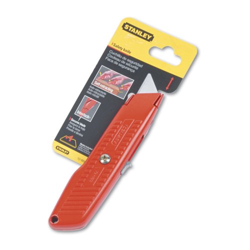 Stanley Interlock Self-Retracting Utility Knife with Two Cutting Depths (10189C)