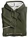 Upscale Unisex Vintage Fleece Full Zip Hoody Hooded Sweatshirt - Army Green, Small