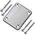 1pc Neck Plate with Crews Chrome for Fender Replacement Electric Guitar Part