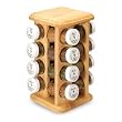 Kamenstein 44106-16 16 Jar Spice Rack Beechwood