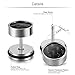 Jstyle Jewelry Stainless Steel Stud Earrings for Men Women Cool Ear Piercing Plugs Carbon Fiber 18G