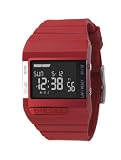 Diesel DZ7132 Unisex Red Rubber Strap Digital Watch