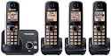 Panasonic KXTG4114CB DECT 6.0 PLUS Expandable Four Handset Cordless Phone