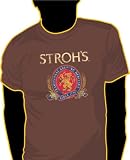 What's on Tap - STROH'S T-shirt - Brown