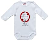 Sanetta 320835 - Baby Body langarm, Farb-Nr. 10, white