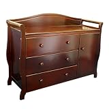 LA Baby 3 Drawer 1 Door Combo Organizer, Cherry by LA BABY