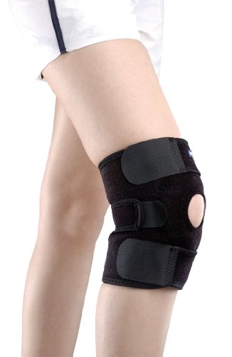 Yasco Breathable Neoprene Knee Support, One Size, Black