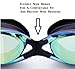 Anti Reflection Swimming Goggles with a Bonus Gift Set of Matching Nose Clip and Ear Plug - Complete Swimming Gear Package - Top Rated by Proffesional Swimmers