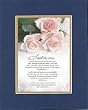 For Romance - I will be here . . . 8 x 10 Inches Biblical/Religious Verses set in Double Beveled Matting - A Timeless and Priceless Poetry Keepsake Collection