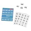 Herlitz 791871 Aufklebenummern Zahlen 1-500, einfach, schwarz, 25 x 21 mm selbstklebend