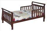 Sleigh Toddler Bed In Cherry Finish By Da Vinci Baby Furniture