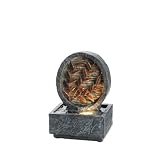 ORE Intl K331 Indoor Antique Copper Leaf Table Fountain, 9-1/2-Inch