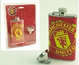 Review Official Football Souvenirs  / Manchester United FC Hip Flask