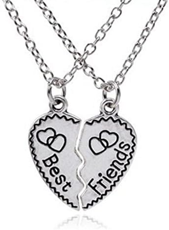 New Style Fashion Broken Heart Parts 2 Best Friend Necklaces