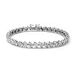3 CTW I1-I2 Color H-J Diamonds Gold Bracelet