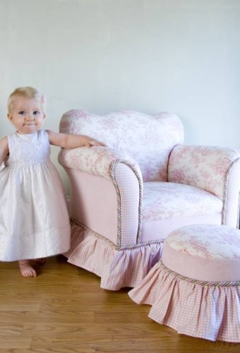 Isabella Chair and Tuffet by Glenna Jean