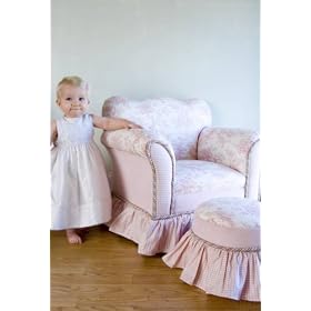 Isabella Chair and Tuffet by Glenna Jean by Glenna Jean
