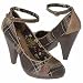 Not Rated Women's Plaid Me Up Pump,Chocolate,7.5 M