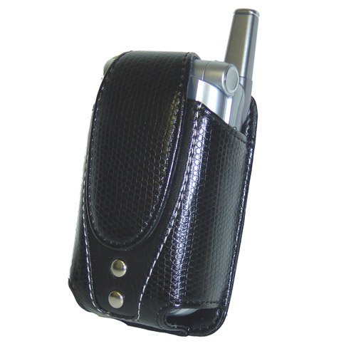 Siemens C56 Premium Quality Cell Phone Pouch Case - Includes TWO Bonus Charm Holders - Image Accessories Brand
