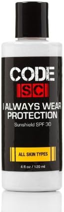Code Sc I Always Wear Protection Sunshield SPF 30, 4-Ounce