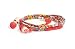 Chic Tangle Free Arts Earbud Headphones with Microphone, Retro Poppy