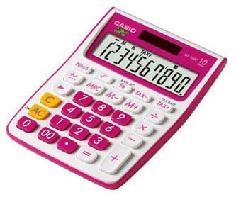 Casio Inc. MS-10VC-RD Standard Function Calculator Sweet Red