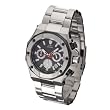Detomaso Classic Herren-Armbanduhr Salerno Chronograph Silber Dt1008-A