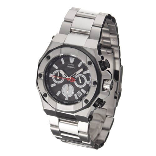 Detomaso Herren-Armbanduhr Salerno Chronograph Silber Dt1008-A Preisvergleich