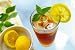Tall Glass of Iced Tea with Lemon and Fresh Mint - 24"W x 16"H - Peel and Stick Wall Decal by Wallmonkeys