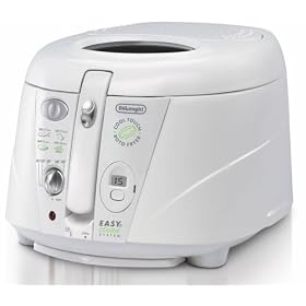 DeLonghi Roto Cool Touch Deep Fryer - White by Deep Fryers