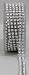 Arts Craft 2 Lines Diamond Ribbon, 3mm, Silver
