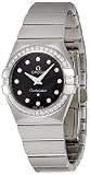 Omega Womens 123.15.27.60.51.001 Constellation Black Guilloche Dial Watch