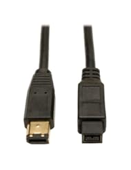 Personal Computer: Tripp Lite FireWire 800 IEEE 1394b Hi-speed Cable (9pin/6pin) 6-ft.(F017-006) - TRIPP LITE