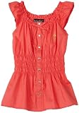 Baby Phat Girls 7-16 Ruffle Neck Top
