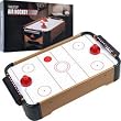 NEW Trademark GamesT Mini Table Top Air Hockey w/ Accessories (Toys & Games)