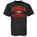 Georgia Bulldogs Black Old School Football T-shirt