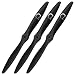 XOAR PJG 8x8 RC Airplane Propeller. 8 Inch 2 Blade Nylon Prop for Nitro Glow Engines (Pack of 3)