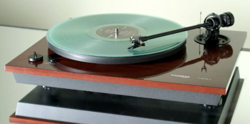 Thorens Two-Speed Manual Turntable With Removable Headshell & AT-98E Cartridge - Mahogany Finish