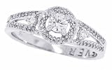 0.34ctTW Solitaire Promise Diamond Engagement Ring in 14kt White Gold