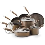 Anolon Advanced Bronze Hard Anodized Nonstick 11-Piece Cookware Set