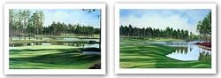 Fortress and Cornerstone Set by Howard Burger 18"x28" Art Print Poster