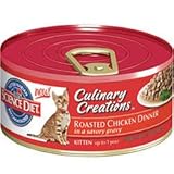 Hill's Science Diet Culinary Creations Kitten Roasted Chicken Dinner in a Savory Gravy Cat Food - 2.9-Ounce Can (Pack of 24)