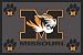 Missouri Tigers 3 x 5 Area Rug