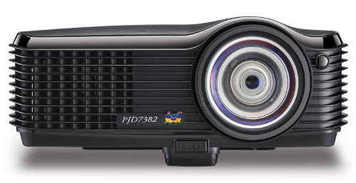 ViewSonic PJD7382 Ultra Short Throw XGA DLP Projector - 120Hz/3D Ready, 2500 Lumens, 3000:1 DCR