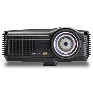 ViewSonic PJD7382 Ultra Short Throw XGA DLP Projector - 120Hz/3D Ready, 2500 Lumens, 3000:1 DCR