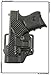 Glock 26/27/33 CQC SERPA Carbon Fiber Paddle/Belt Holster Left Hand